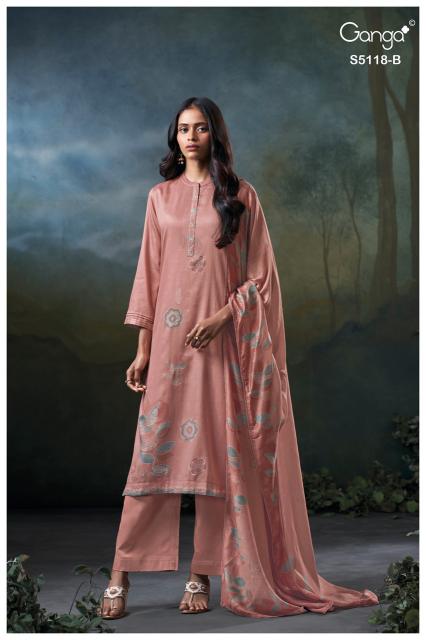 Ganga kritika 5118 cotton dress materials wholesale